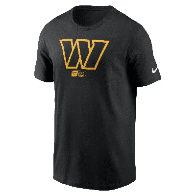 Nike Washington Commanders Faded Essential  Men's Nfl T-shirt In Black