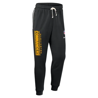 Nike Black Washington Commanders Sideline Standard Issue Ground Game Dri-fit Taper Pants