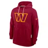 Nike Burgundy Washington Commanders Sideline Standard Issue Initial Home Dri-fit Hoodie In Red