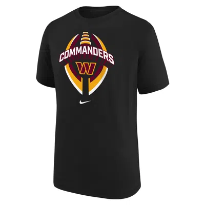 Nike Washington Commanders Legend Icon Big Kidsâ  Dri-fit Nfl T-shirt In Black