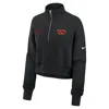 Nike Black Washington Commanders Primetime Phoenix Half-zip Sweatshirt In Black
