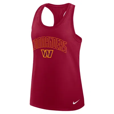 Nike Washington Commanders Primetime  Women's Dri-fit Nfl Racerback Tank Top In Brown