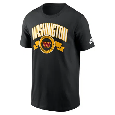 NIKE WASHINGTON COMMANDERS REWIND FRONT AND BACK HIT ESSENTIAL  MEN'S NFL T-SHIRT,1015885927