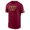 Nike Washington Commanders Rewind Logo Essential  Men's Nfl T-shirt In Red