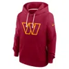 Nike Washington Commanders Sideline  Women's Dri-fit Nfl Pullover Hoodie In Burgundy