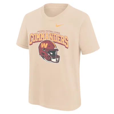 Nike Washington Commanders Vintage Mod Easy Lane Big Kids'  Nfl Short-sleeve T-shirt In Brown