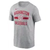 Nike Washington Nationals Arched  Men's Mlb T-shirt In Gray