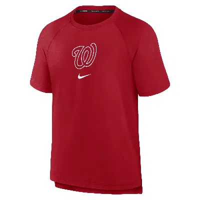 Nike Washington Nationals Authentic Collection Pregame  Men's Dri-fit Mlb T-shirt In Red