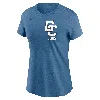 Nike Washington Nationals City Connect Wordmark  Women's Mlb T-shirt In Blue