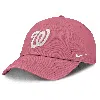 Nike Washington Nationals Club Menâs  Women's Mlb Adjustable Hat