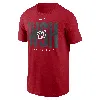 Nike Washington Nationals Team Scoreboard  Men's Mlb T-shirt In Red