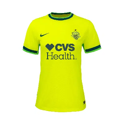 Nike Washington Spirit 2025 Stadium Away  Women's Dri-fit Nwsl Replica Jersey In Yellow