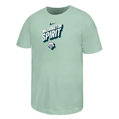 Nike Washington Spirit Big Kids'  Cotton T-shirt In Green