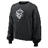 Nike Washington Spirit Phoenix Fleece  Women's Nwsl Crew-neck Sweatshirt In Black