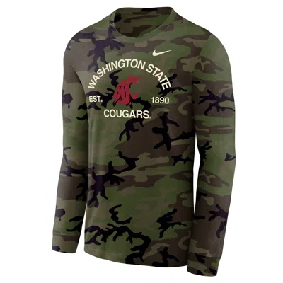 Nike Washington State Cougars Legend  Men's Dri-fit Long-sleeve T-shirt In Green