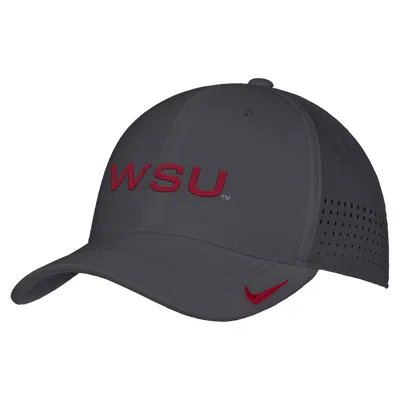 Nike Washington State Sideline  Unisex Dri-fit College Hat In Grey