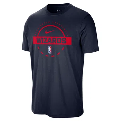 Nike Washington Wizards  Men's Nba Practice T-shirt In Blue