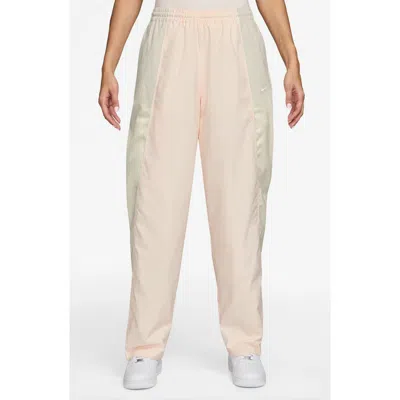 Nike Water Repellent High Waist Track Pant In Neutral