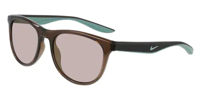 Nike Wave M Dq0854 004 Occhiali Da Sole Marroni Per Uomo In Black