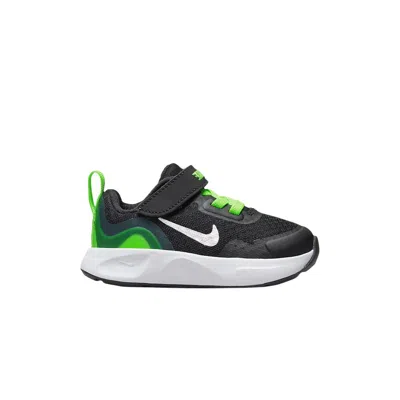 Pre-owned Nike Wearallday Td 'black Green Strike' | Infant Size 6