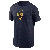 Nike West Virginia 2-hit Stacked  Men's College T-shirt In Blue