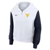 Nike West Virginia Athletic Prep Colorblocked Script Womenâs  Women's College Full-zip Hoodie