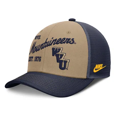 Nike West Virginia Legacy Rise  Unisex Dri-fit College Trucker Adjustable Hat In Multi