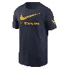 Nike West Virginia Mountaineers Campus Mascot  Men's College T-shirt In Blue