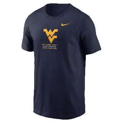 Nike West Virginia Mountaineers  Men's College T-shirt In Blue