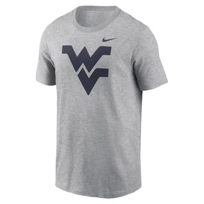 Nike West Virginia Mountaineers Primetime Logo  Men's College T-shirt In Grey