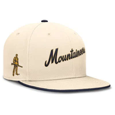 Nike West Virginia Mountaineers Primetime True  Men's Dri-fit College Fitted Hat In Brown