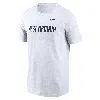 Nike West Virginia Mountaineers Primetime Wordmark  Men's College T-shirt In White