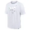 Nike White West Virginia Mountaineers 2-hit Statement Max90 T-shirt In White