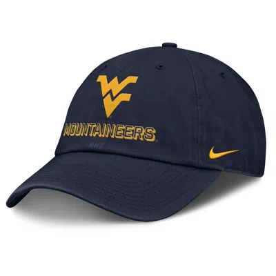 Nike West Virginia On-field Club Gameday  Men's College Adjustable Hat