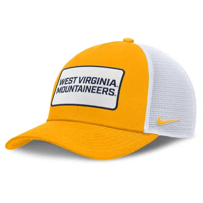 Nike West Virginia On-field Rise  Men's  Men's College Trucker Adjustable Hat In Yellow