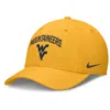 Nike Gold West Virginia Mountaineers 2025 On-field Rise Performance Flex Hat In Yellow