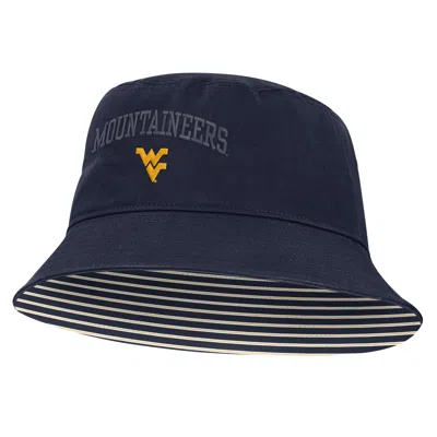 Nike West Virginia Primetime Apex  Unisex College Bucket Hat In Black