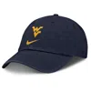 Nike Men's Navy West Virginia Mountaineers Primetime Club Adjustable Hat In Blue