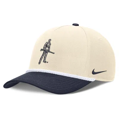 Nike West Virginia Primetime Rope 2-tone Rise  Unisex College Adjustable Hat In Neutral
