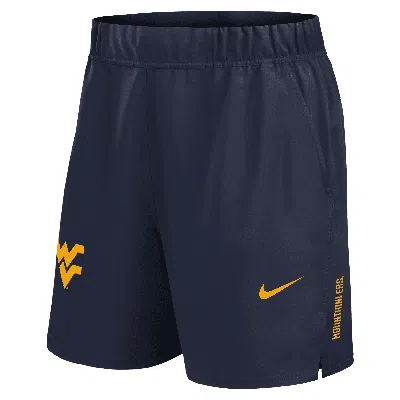Nike West Virginia Primetime Victory Primary Logo Menâs  Men's Dri-fit College Shorts In Blue