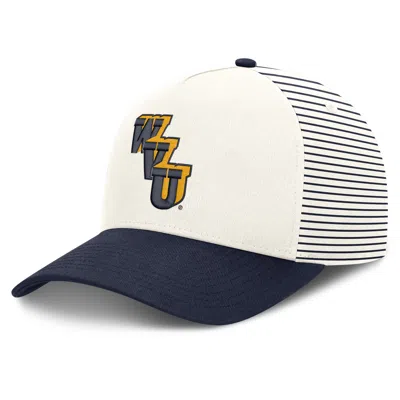 Nike West Virginia Rise  Unisex Dri-fit College A-frame Adjustable Hat In Neutral