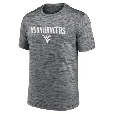 Nike West Virginia Sideline Velocity  Men's Dri-fit College T-shirt In Gray