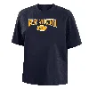 Nike West Virginia  Women's College Boxy T-shirt In Blue