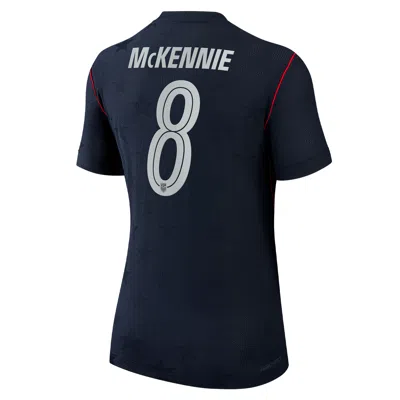 Nike Weston Mckennie Usmnt 2026 Match Away  Women's Dri-fit Adv Soccer Jersey In Blue