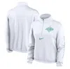 NIKE NIKE  WHITE 2023 MLB ALL-STAR GAME HIGH HALF-ZIP PULLOVER TOP