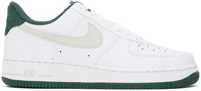 Nike White Air Force 1 '07 Lv8 Sneakers In White/sea Glass-vint