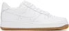 Nike White Gum Air Force 1 '07 Sneakers In White
