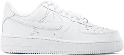 NIKE WHITE AIR FORCE 1 '07 SNEAKERS