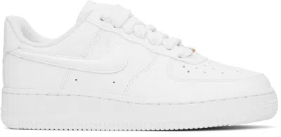 Nike White Air Force 1 '07 Sneakers In White/white-black-me