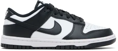 Nike Dunk Low Panda Sneakers In Black And White